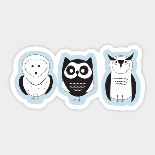 Owls Sticker